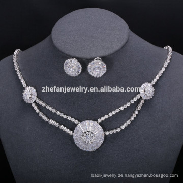 CZ Diamant setzt Designs elegante Modeschmuck Set für Frauen